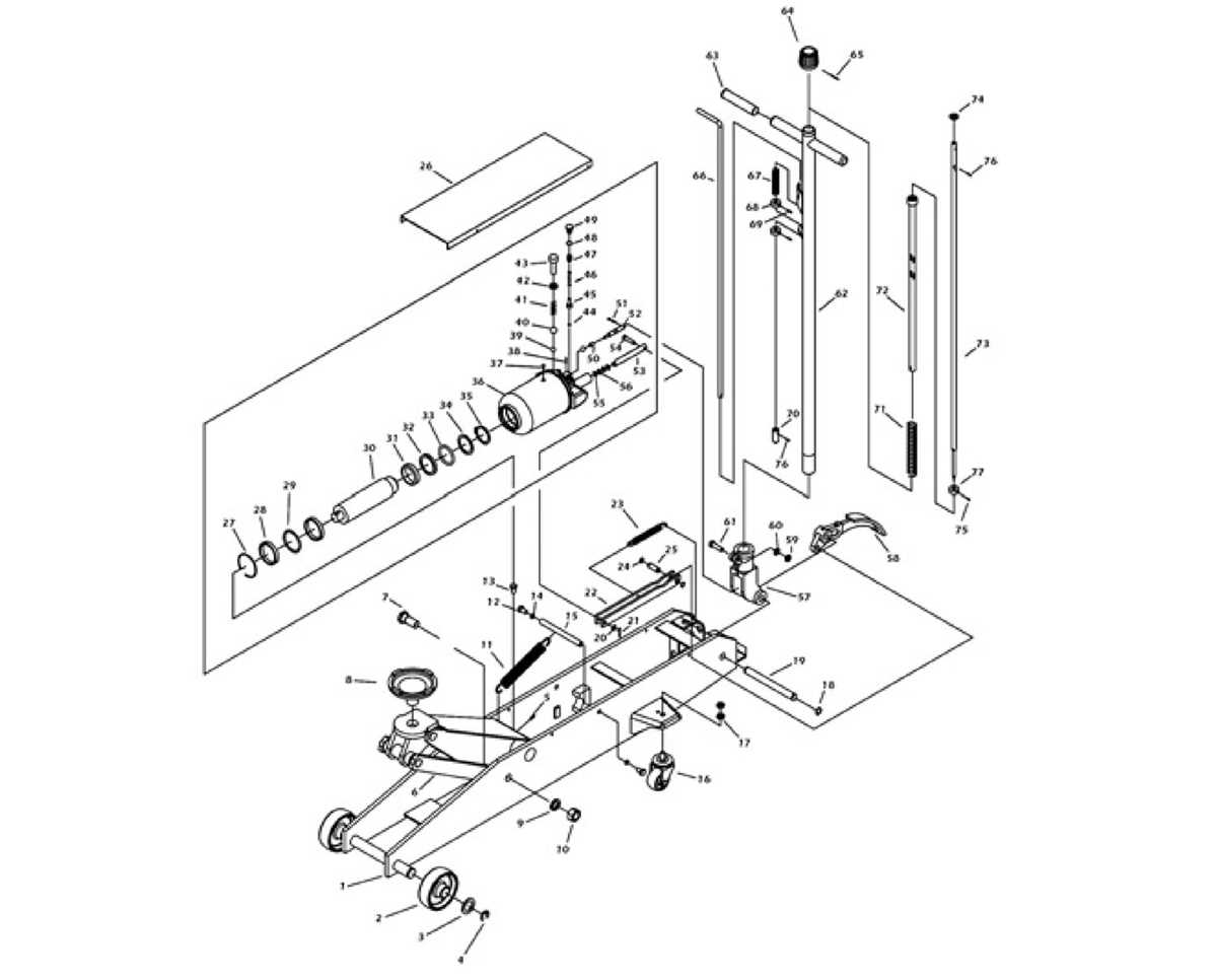 2 ton floor jack parts diagram 2 ton floor jack parts diagram