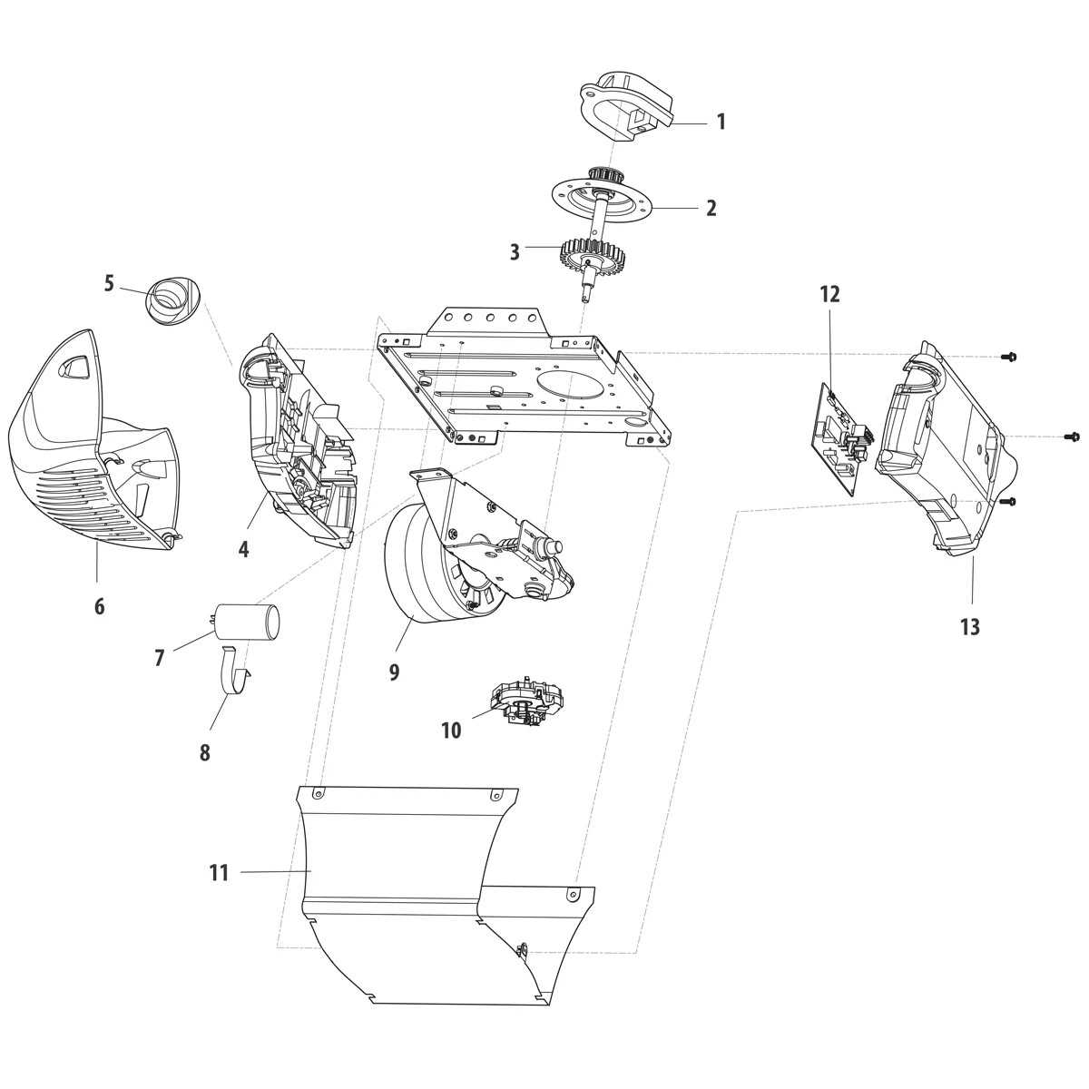 chamberlain liftmaster professional 1/2 hp parts diagram
