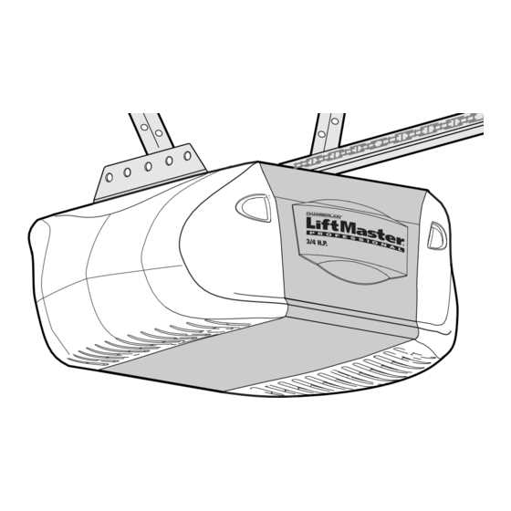 chamberlain liftmaster professional 1/2 hp parts diagram