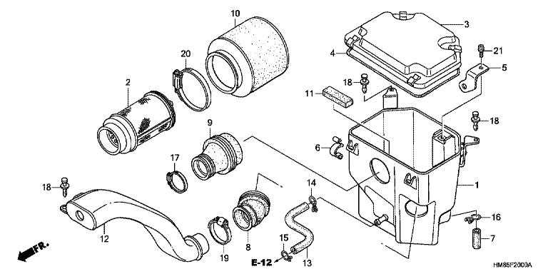 2003 honda rancher 350 parts diagram