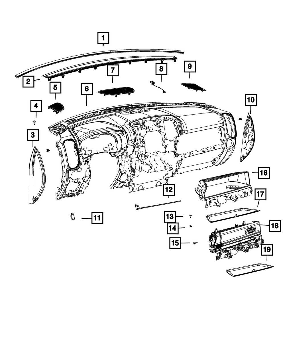 2019 ram 1500 parts diagram