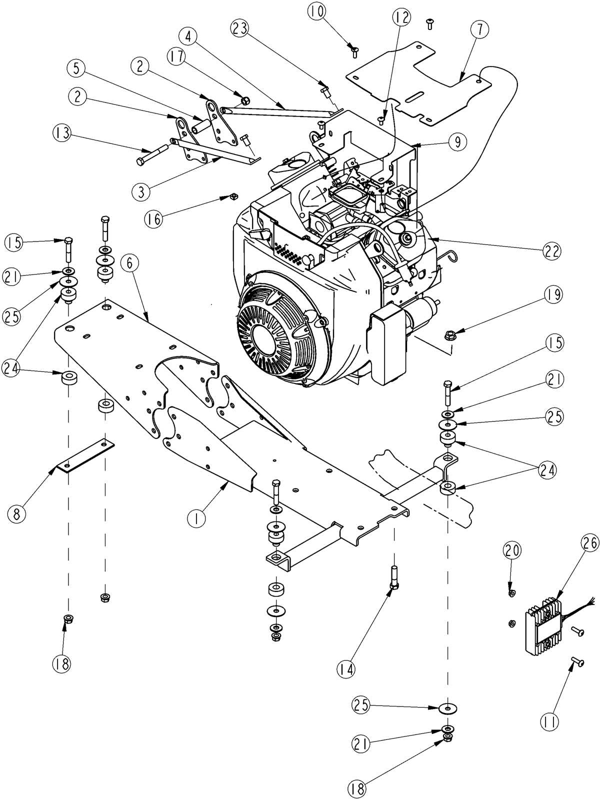 mtd 8/26 snowblower parts diagram