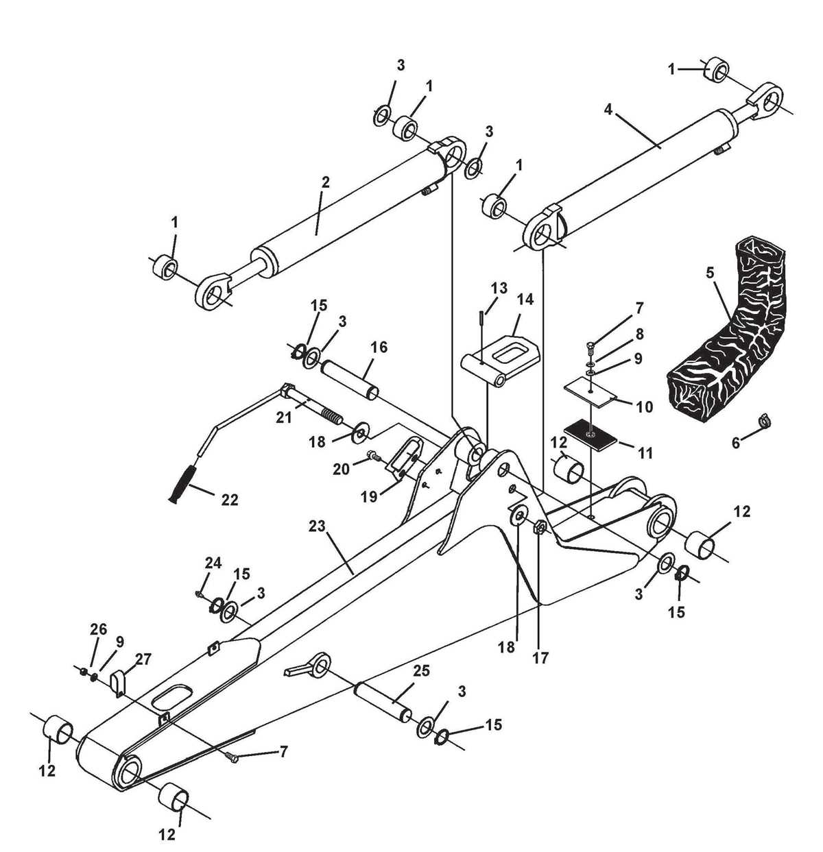 3 point hitch parts diagram