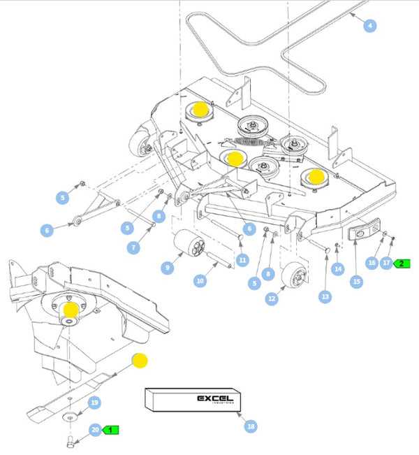 48 inch john deere 48 mower deck parts diagram
