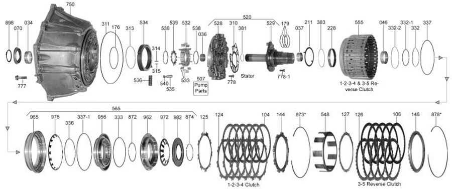 6l80 transmission parts diagram