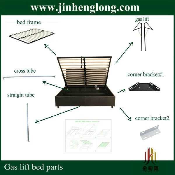 bed frame parts diagram