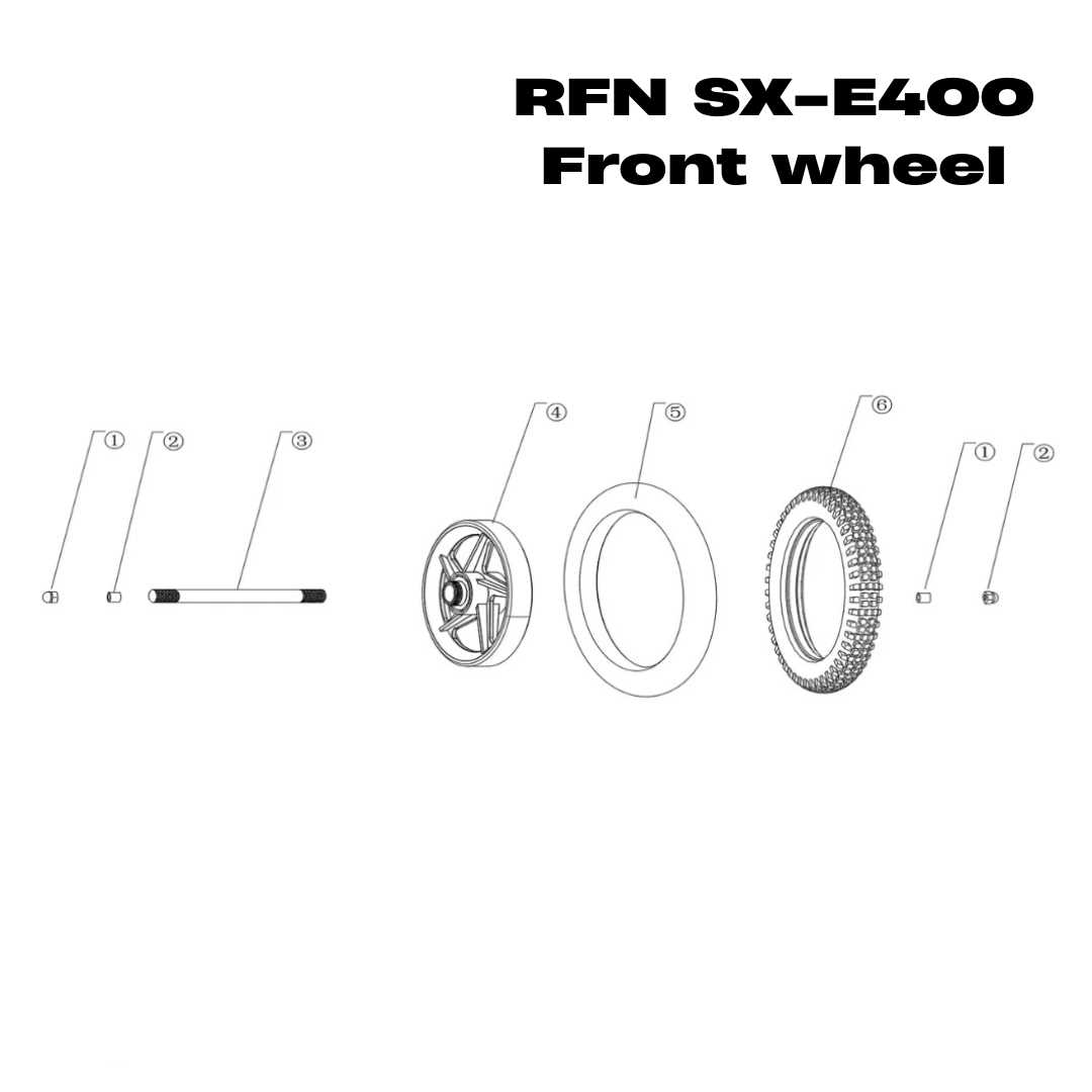 bike wheel parts diagram