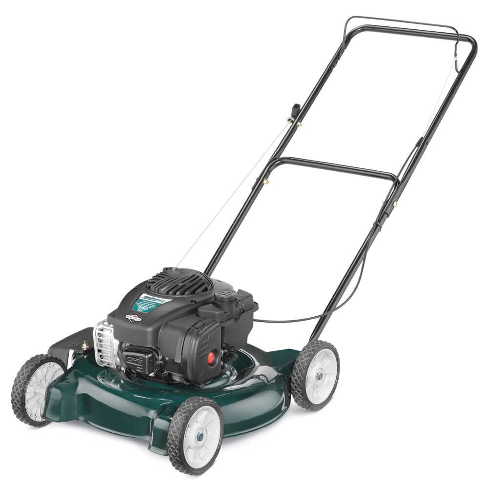 bolens push mower parts diagram