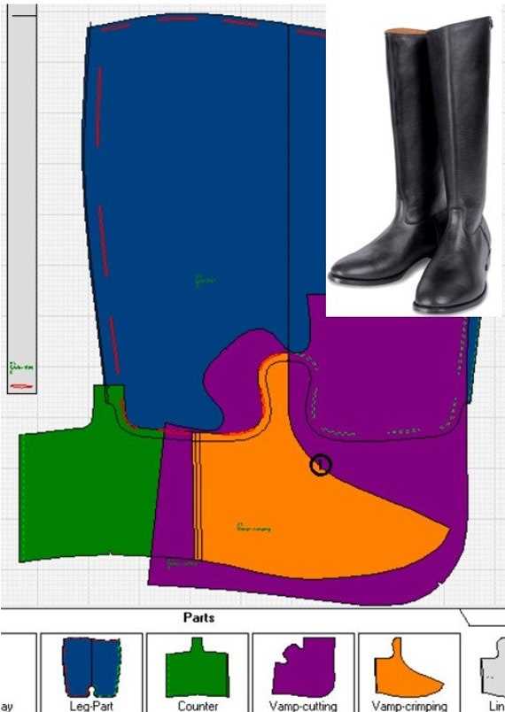 boot parts diagram