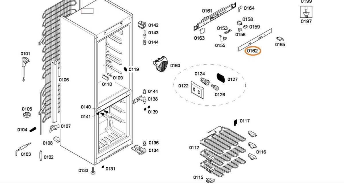 bosch refrigerator parts diagram