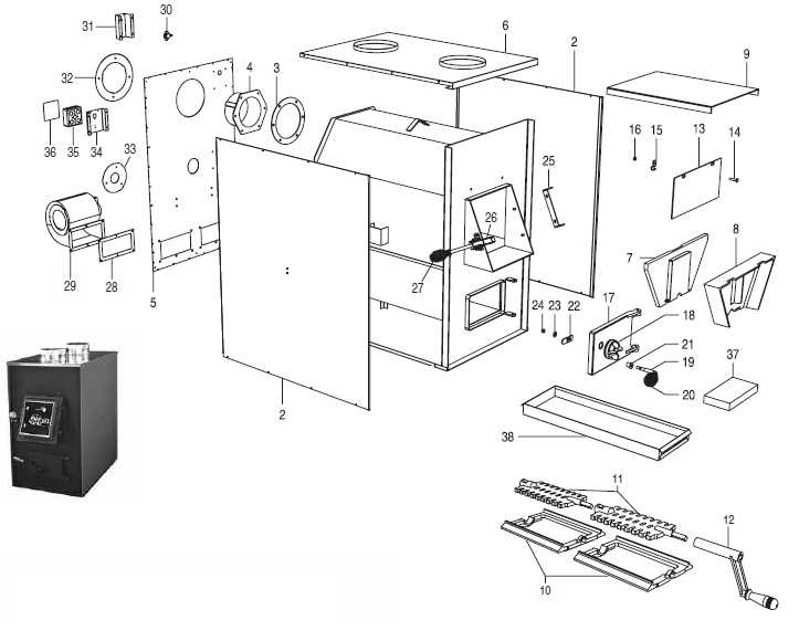 buck stove parts diagram buck stove parts diagram
