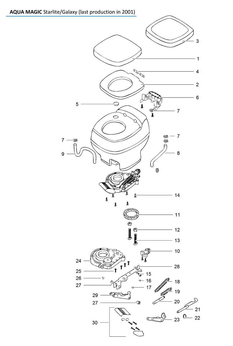 camper toilet parts diagram camper toilet parts diagram