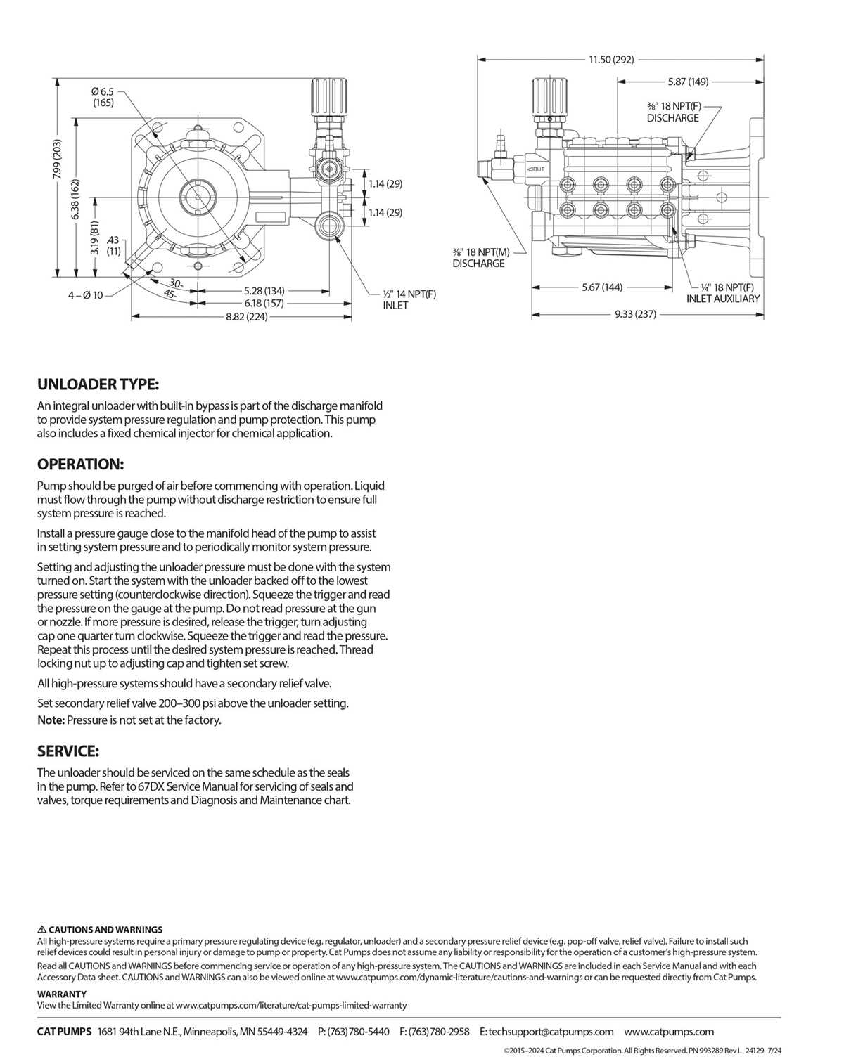 cat pump 67dx39g1i parts diagram