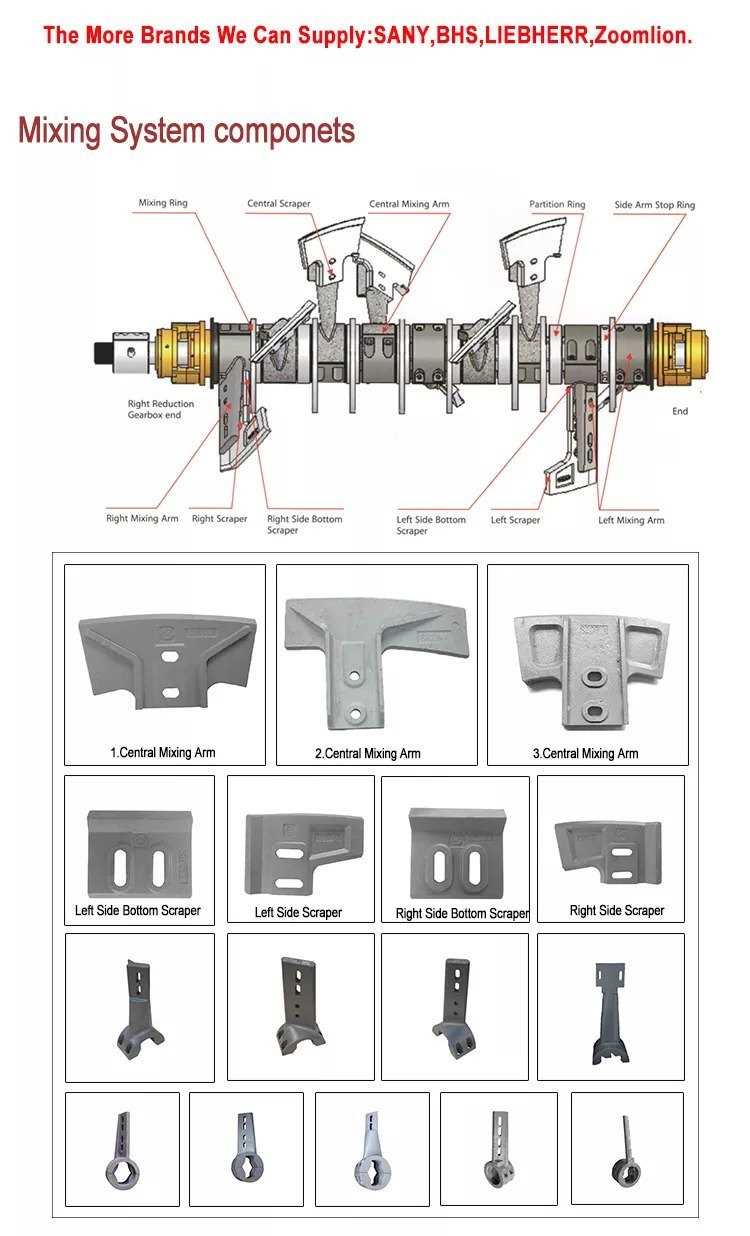 cement mixer parts diagram