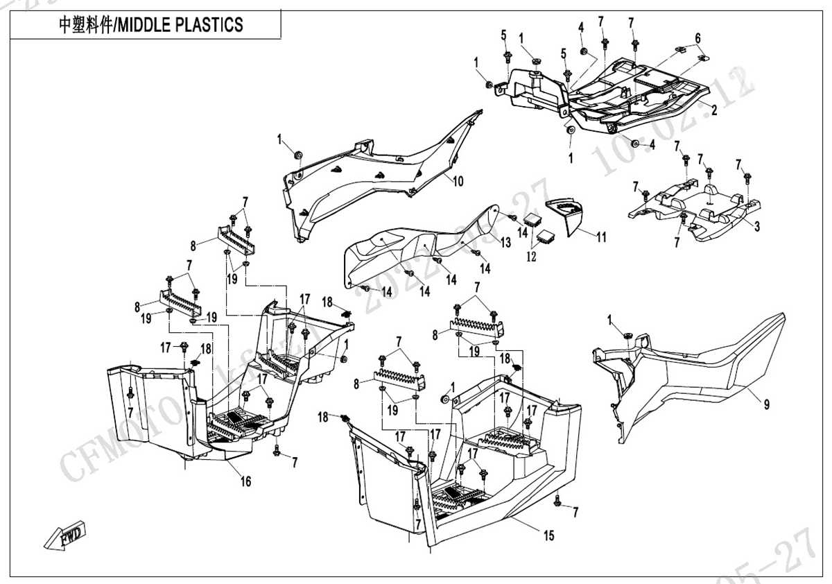 cfmoto uforce 1000 parts diagram