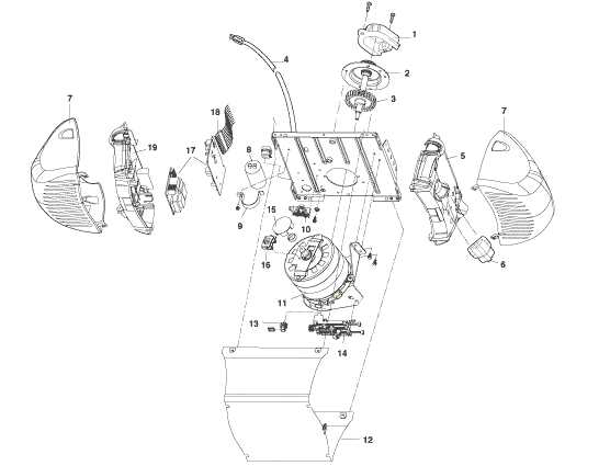 chamberlain garage door opener parts diagram