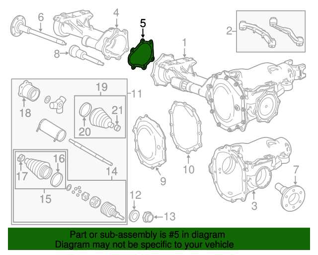 chevy front differential parts diagram