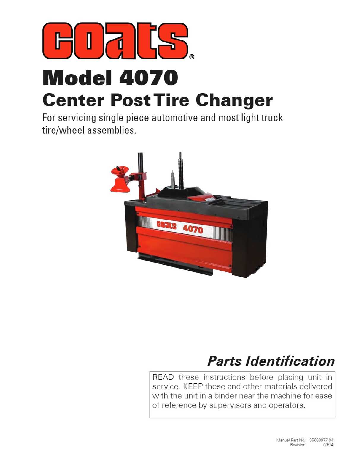 coats 4040 tire machine parts diagram