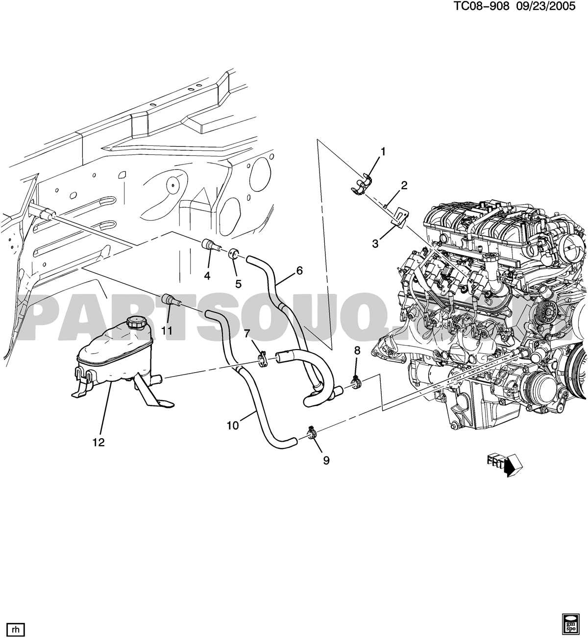 cooling system vw 2.0 engine parts diagram