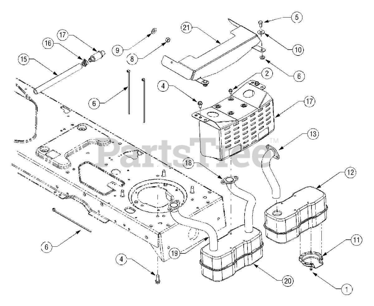 cub cadet parts diagram lt1050