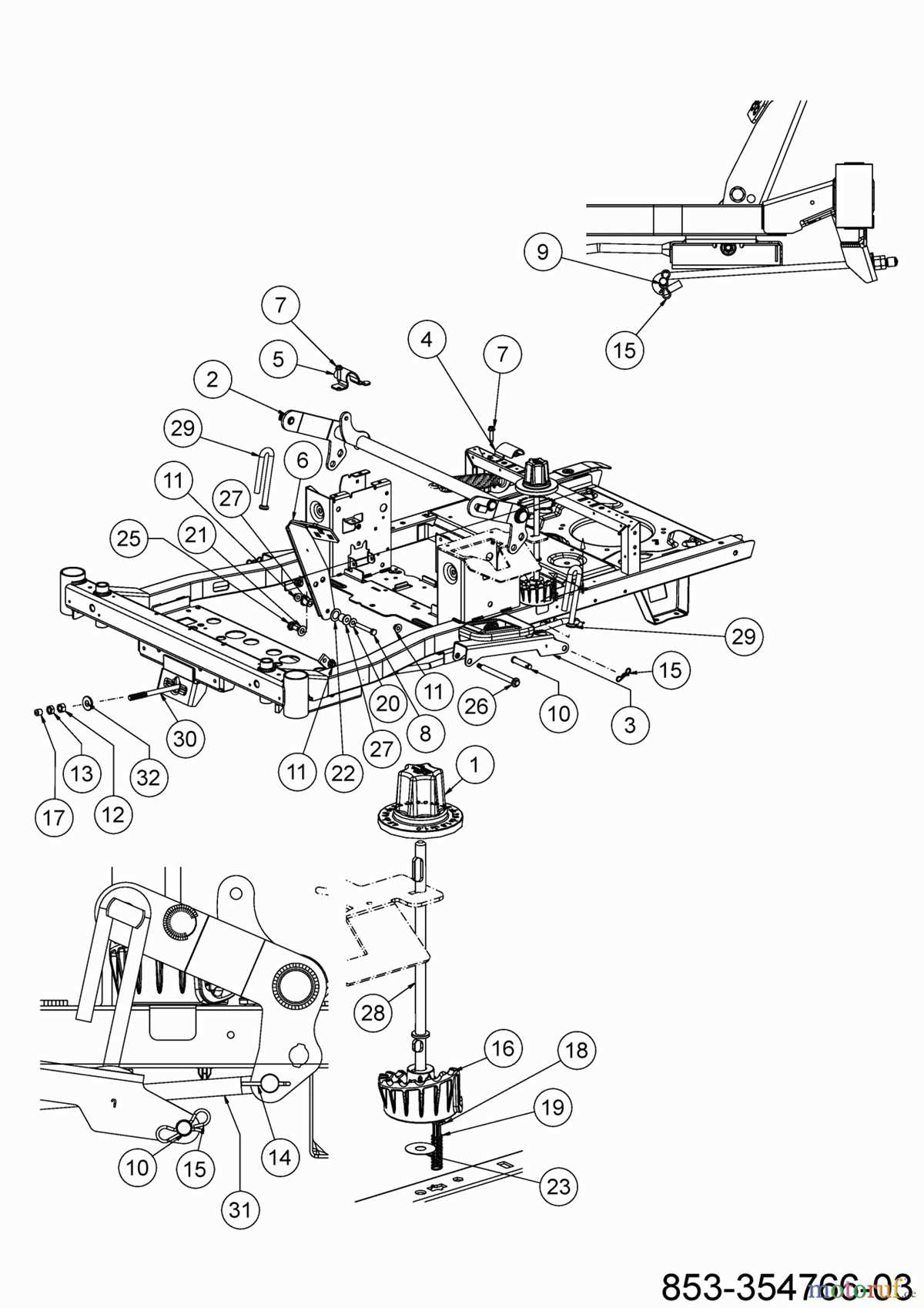 cub cadet zt1 50 parts diagram