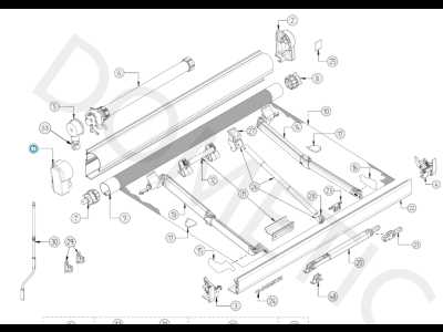 dometic 9100 awning parts diagram