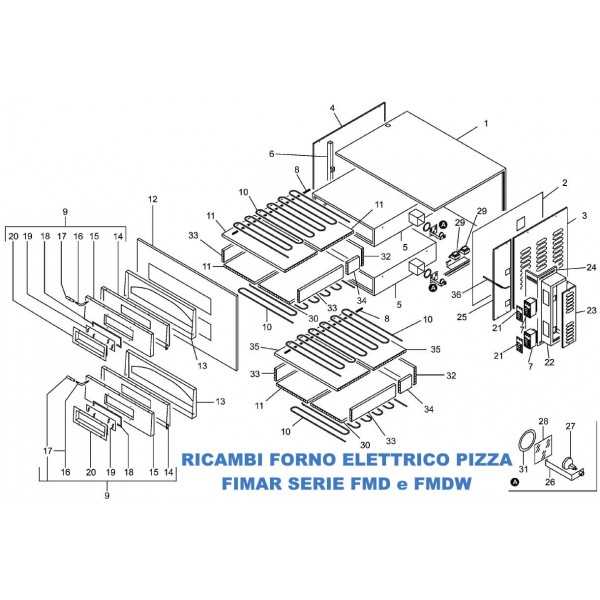 electric oven parts diagram