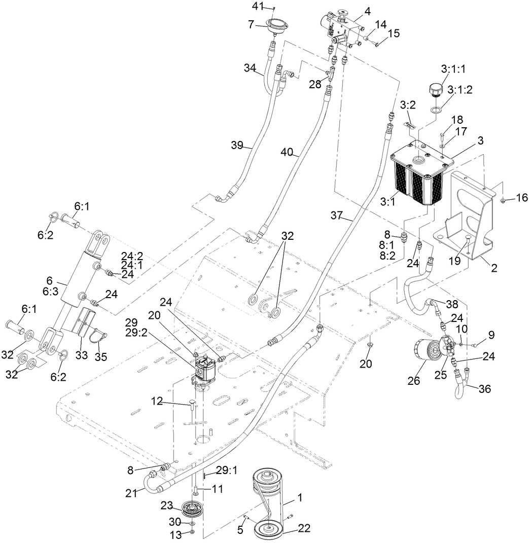 exmark 30 inch mower parts diagram