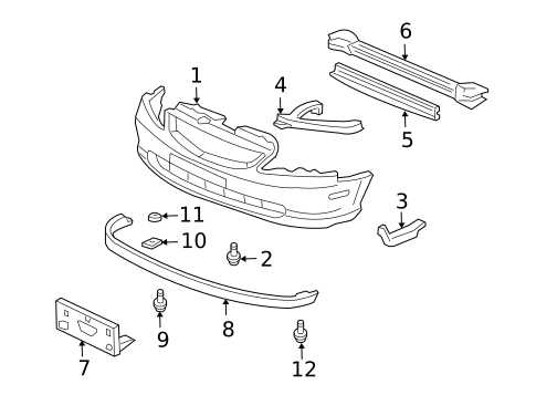 exterior honda civic body parts diagram