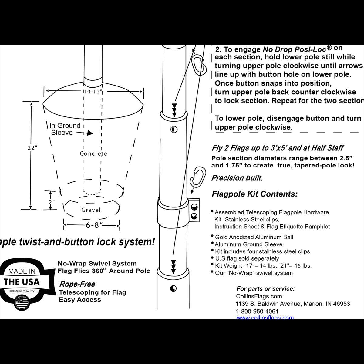 flagpole parts diagram flagpole parts diagram
