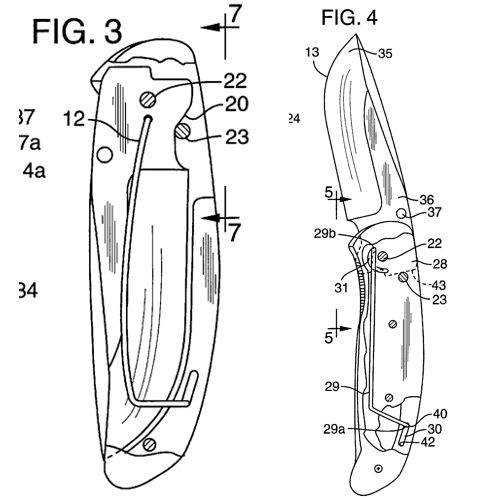 folding knife parts diagram