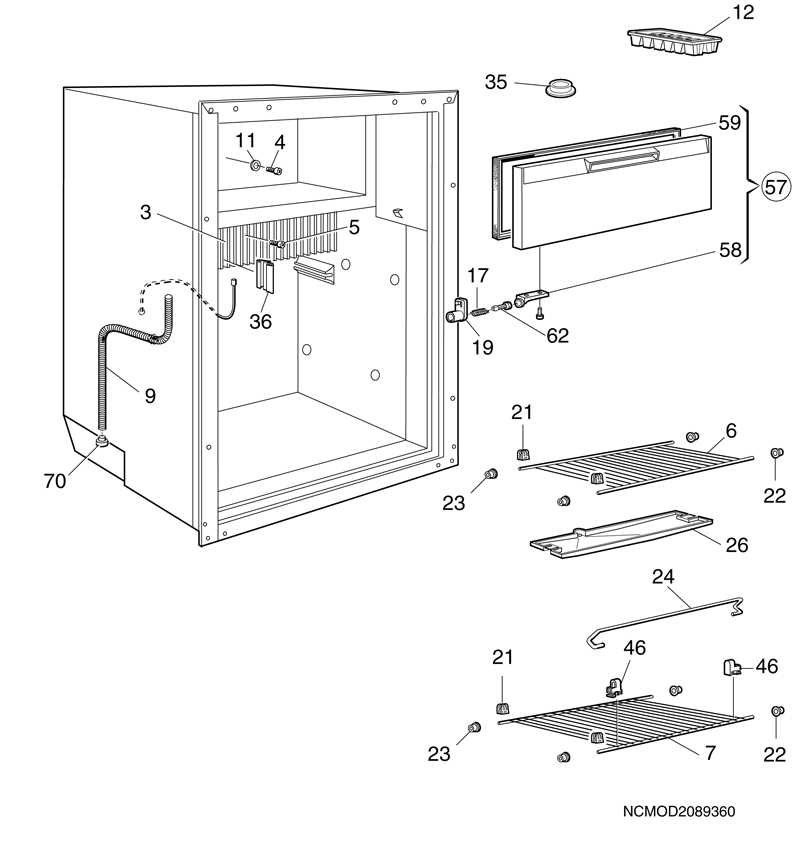 freezer parts diagram freezer parts diagram