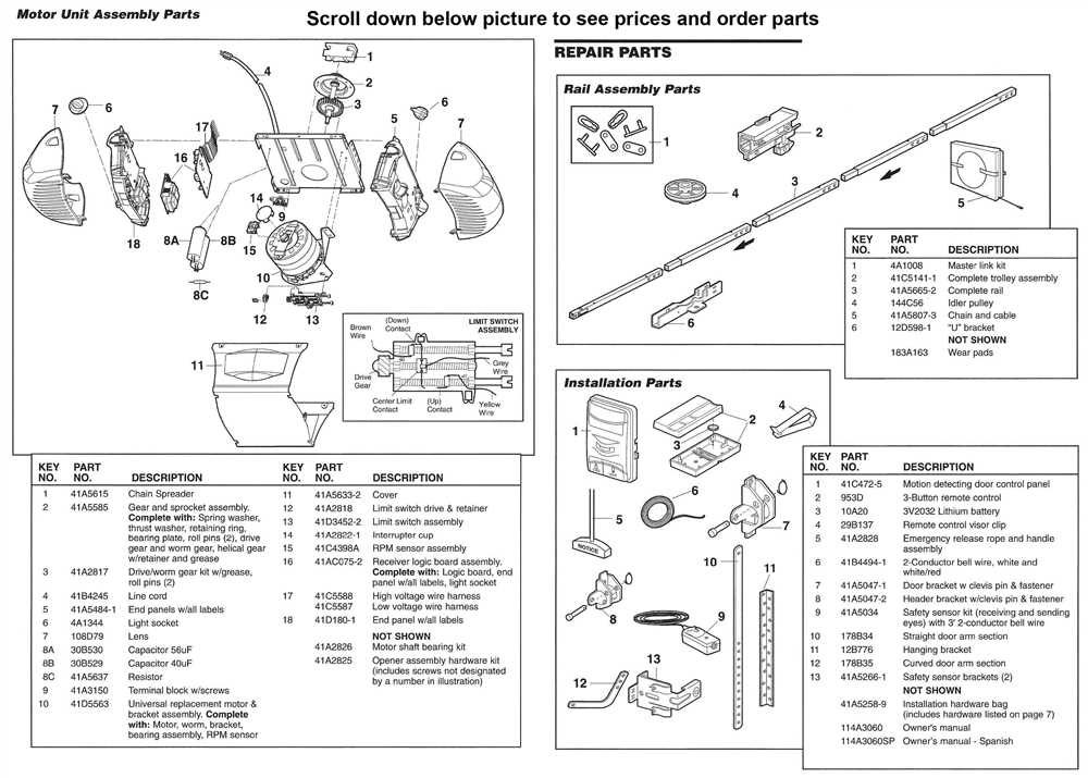 garage door parts diagram garage door parts diagram