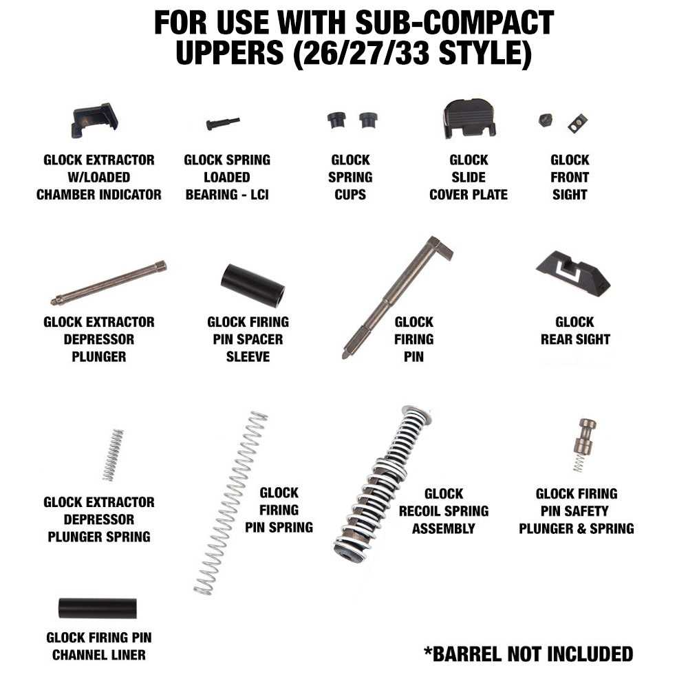 glock 26 parts diagram glock 26 parts diagram