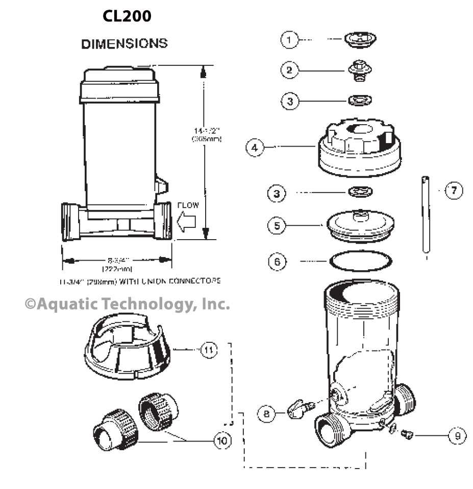 hayward chlorinator parts diagram