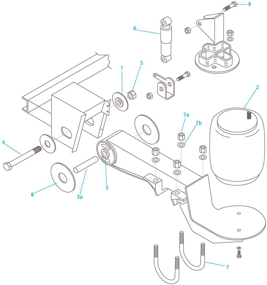 hendrickson suspension parts diagram