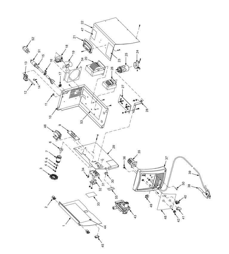 hobart dishwasher parts diagram