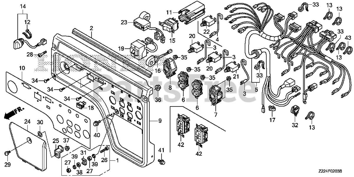 honda eb5000x parts diagram