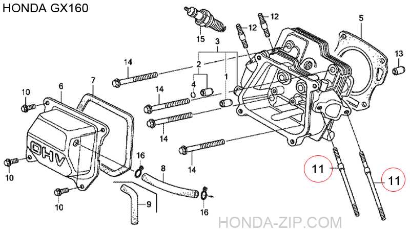 honda gx200 parts diagram