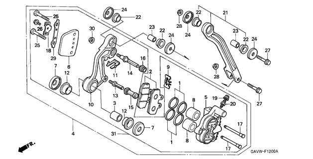 honda helix parts diagram
