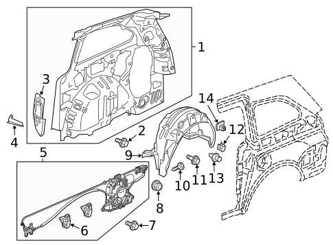 honda odyssey sliding door parts diagram