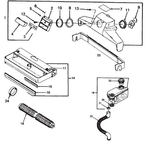 hoover windtunnel parts diagram