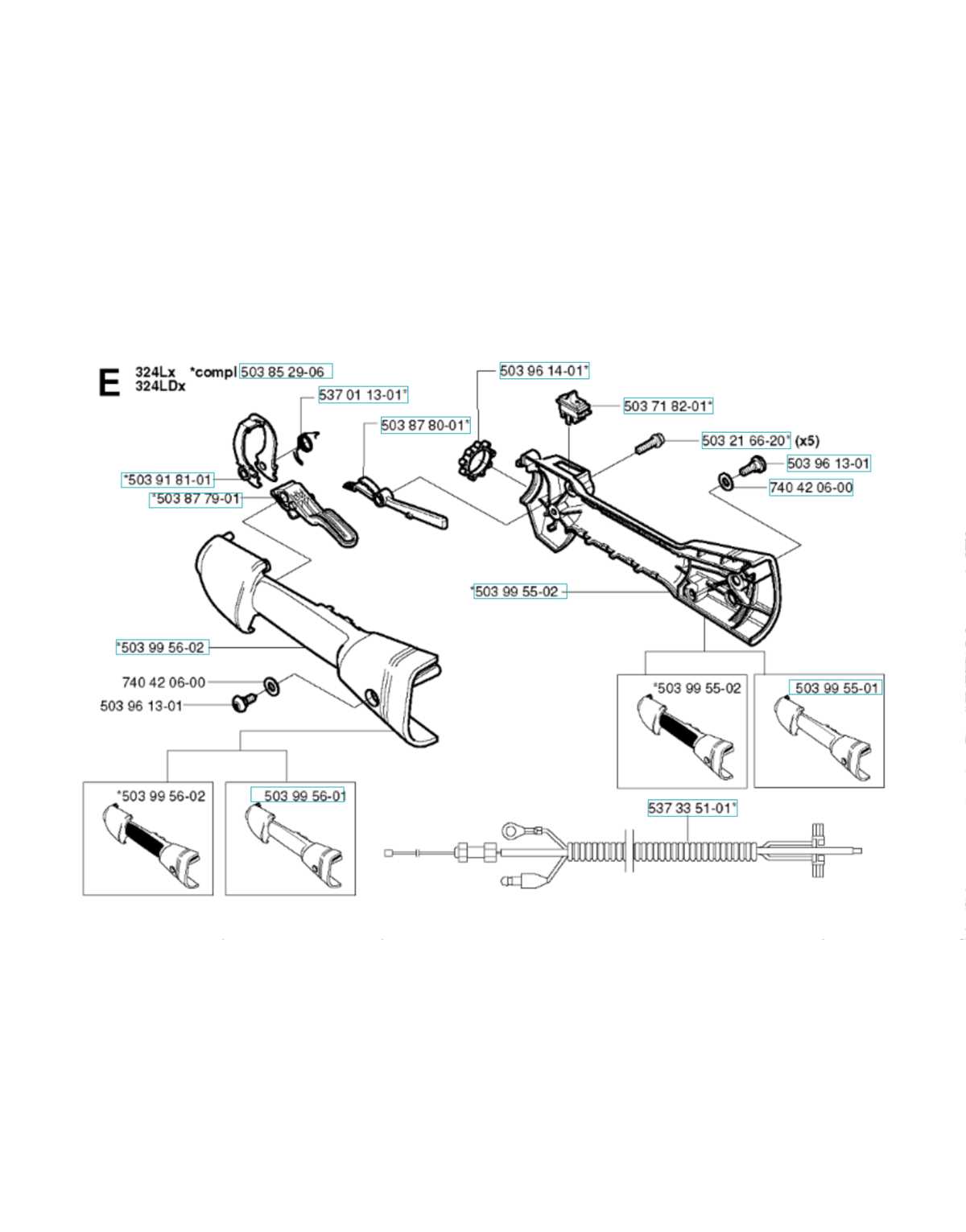 husqvarna 223l trimmer parts diagram