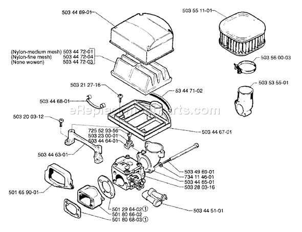 husqvarna 51 parts diagram