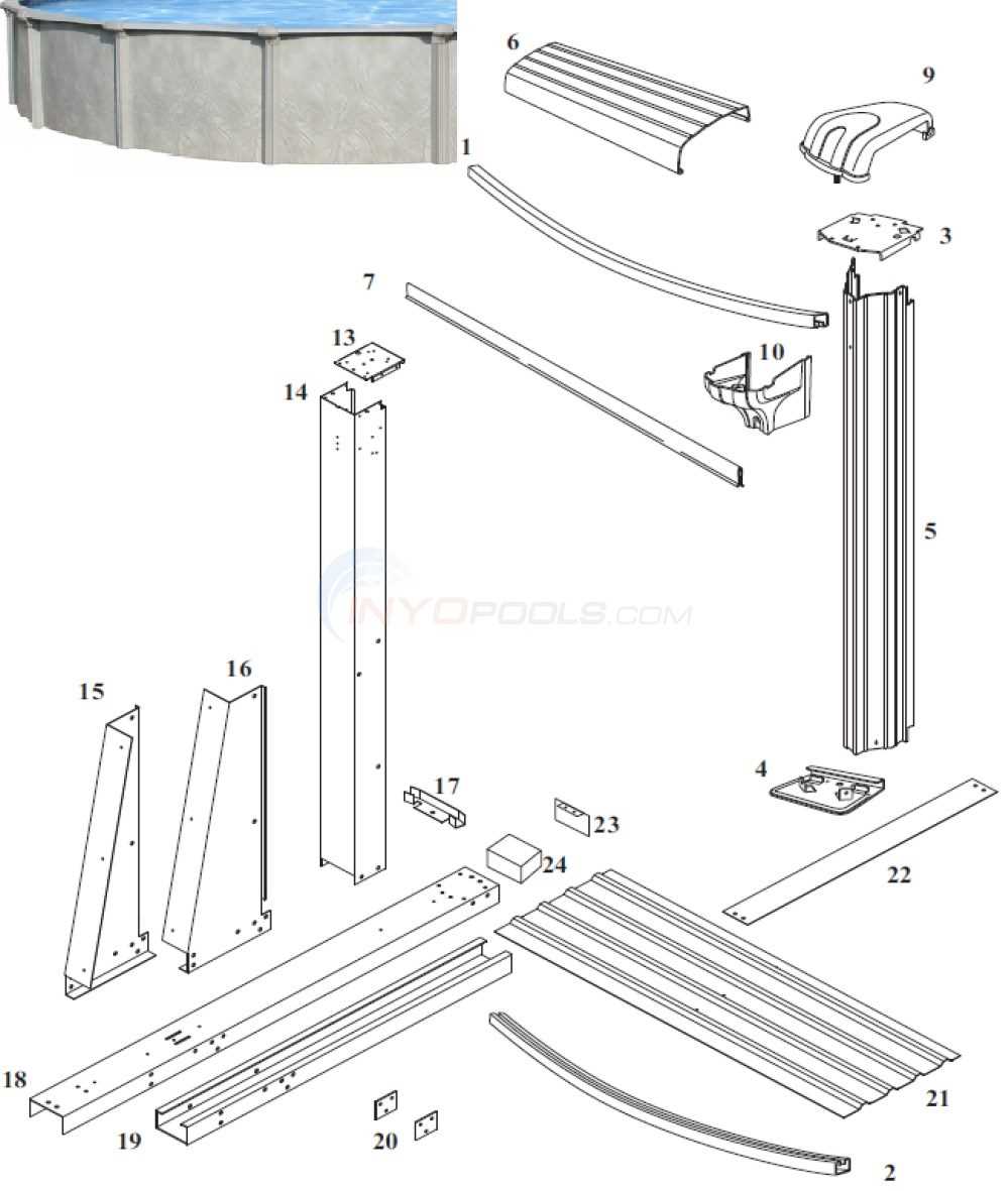 inground pool parts diagram inground pool parts diagram