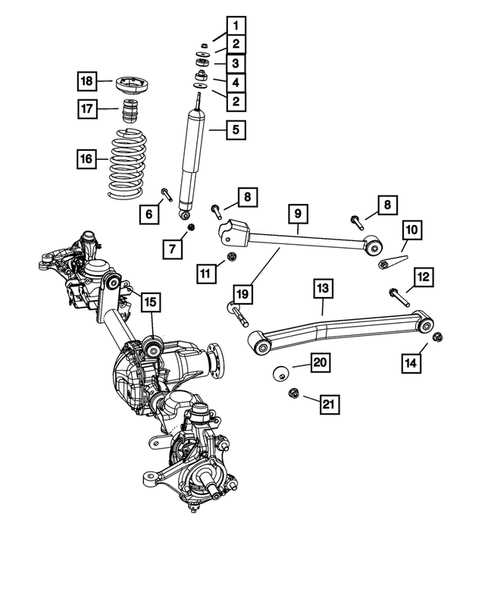 jeep wrangler suspension parts diagram