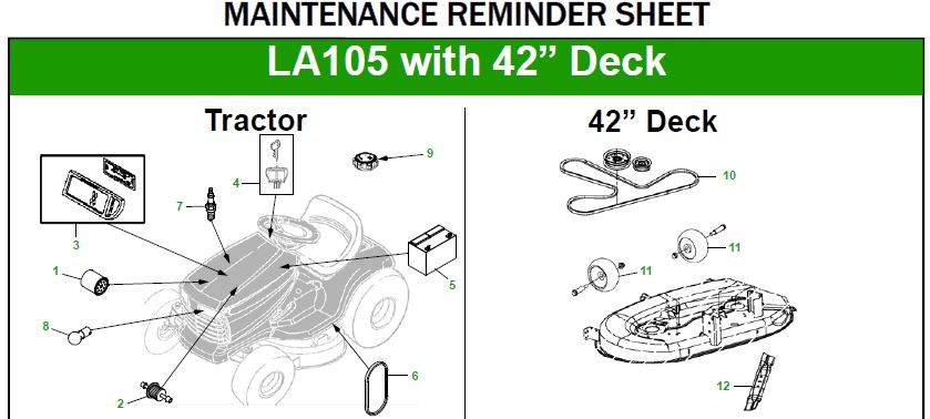 john deere 1025r 60 mower deck parts diagram