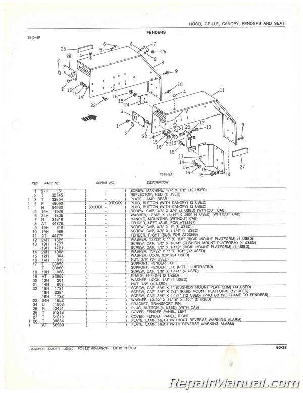 john deere 410 backhoe parts diagram john deere 410 backhoe parts diagram