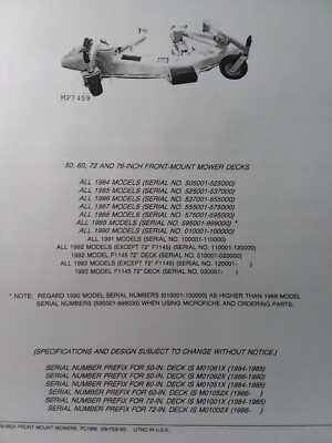 john deere f935 parts diagram john deere f935 parts diagram