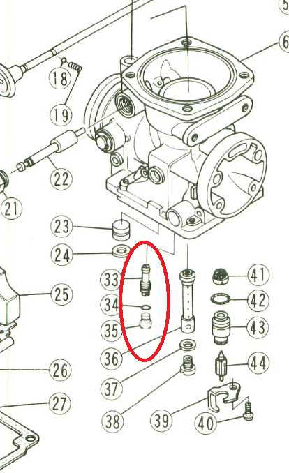 keihin carburetor parts diagram